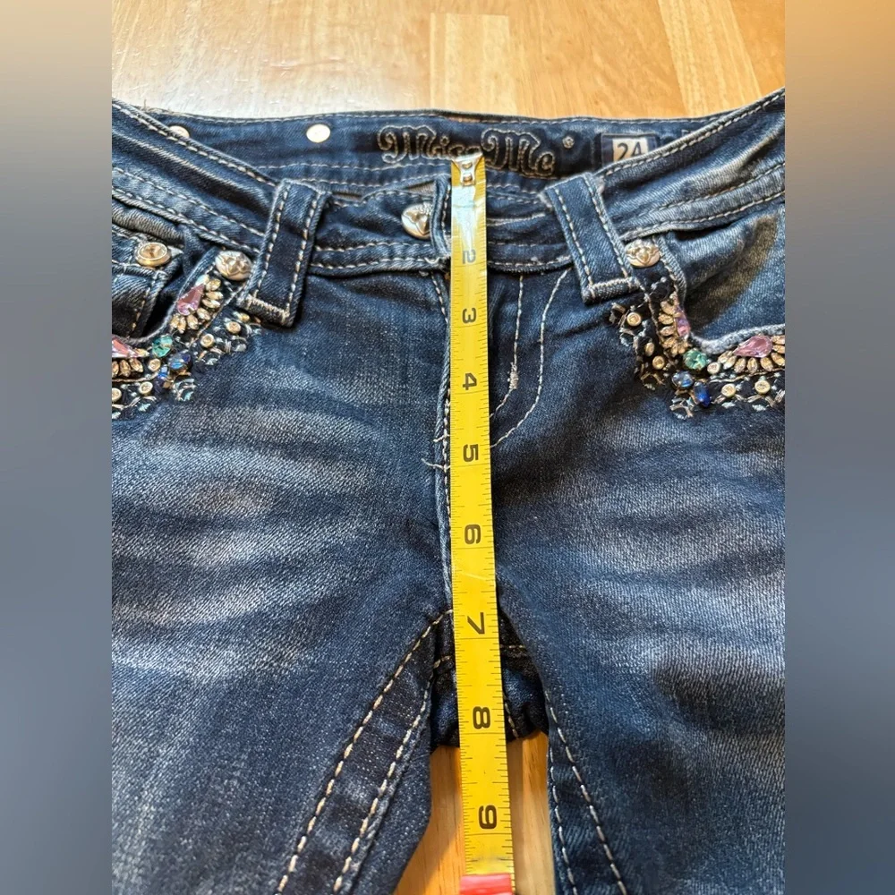 Miss Me Embellished Jewel Skinny Ankle Jeans - Picture 8 of 10